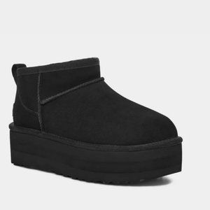 Classic Mini Platform BLACK unisex size 8 women 7 men